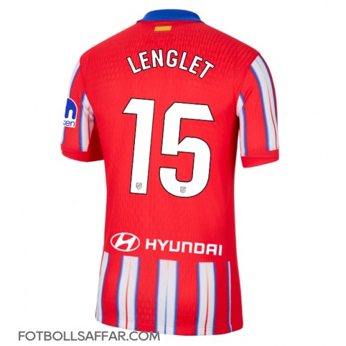 Atletico Madrid Clement Lenglet #15 Hemmatröja 2024-25 Kortärmad